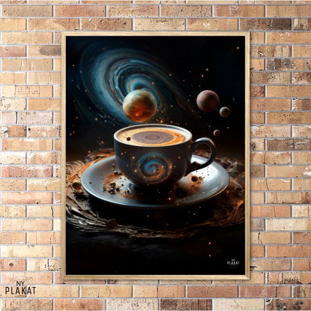 Kaffe Galaktika plakat