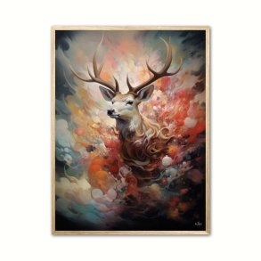 Stag's Vivid Dreamscape - Plakat