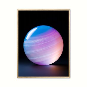 Regnbue Fluorit Nr. 15 - Krystal plakat