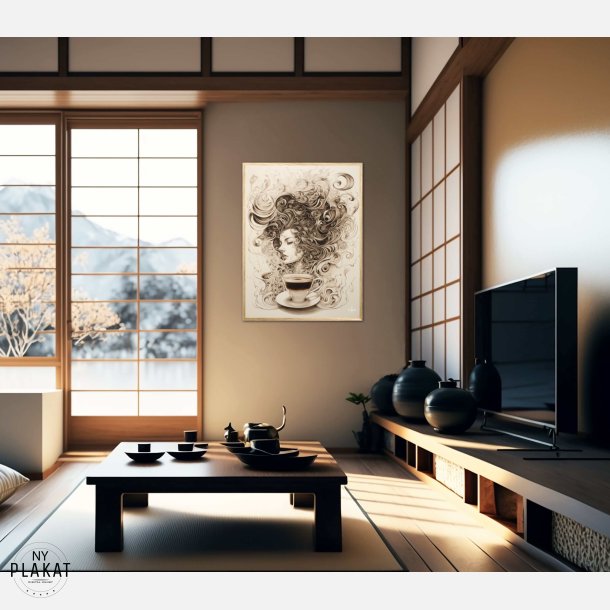 Selvforklelse med kaffe plakat Nr. 1