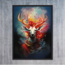 Nebulous Beauty Stag's Dynamic Pose - L�rred