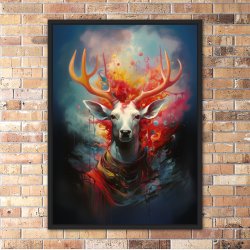 Nebulous Beauty Stag's Dynamic Pose - L�rred