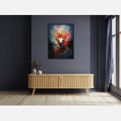 Nebulous Beauty Stag's Dynamic Pose - L�rred