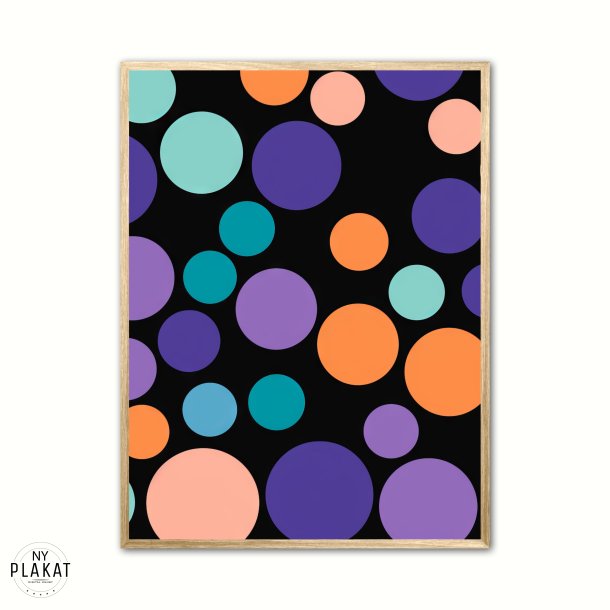 Polka Dot Bliss Burst plakat