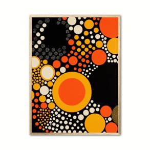 Retro Dots Delight plakat