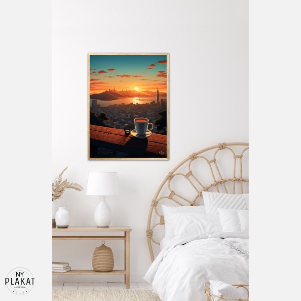 Skyline Coffee Serenity plakat