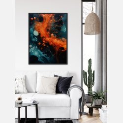 Mystical Mirage - Abstrakt Plakat