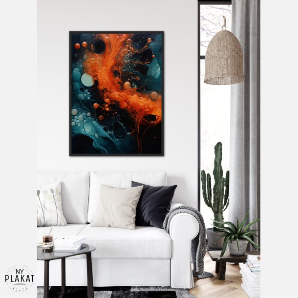 Mystical Mirage - Abstrakt Plakat