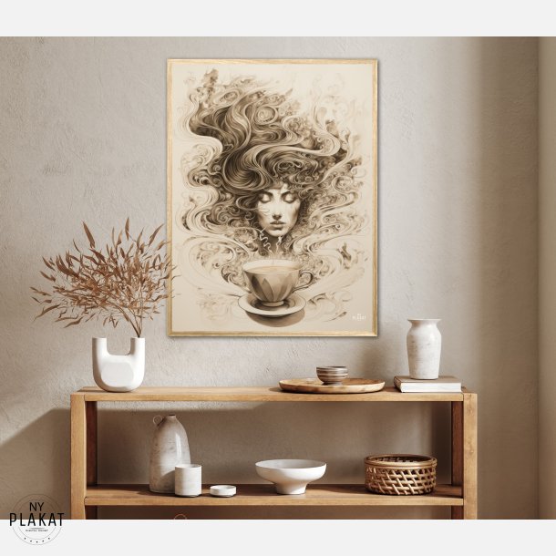 Selvforklelse med kaffe plakat Nr. 3