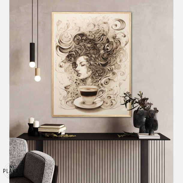 Selvforklelse med kaffe plakat Nr. 1