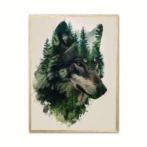 Ulve Plakat 19 - Skov