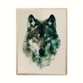 Ulve Plakat 15 - Skov