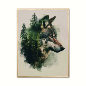 Ulve Plakat 17 - Skov