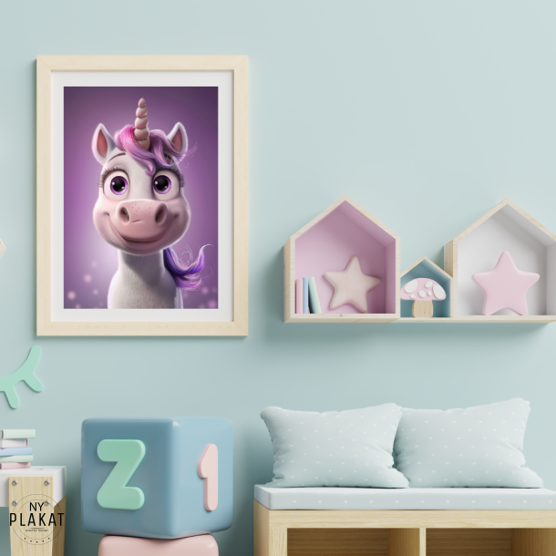 Enhjrning Plakat 49 - Brneplakat