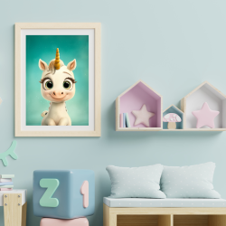 Enhjrning Plakat 41 - Brneplakat