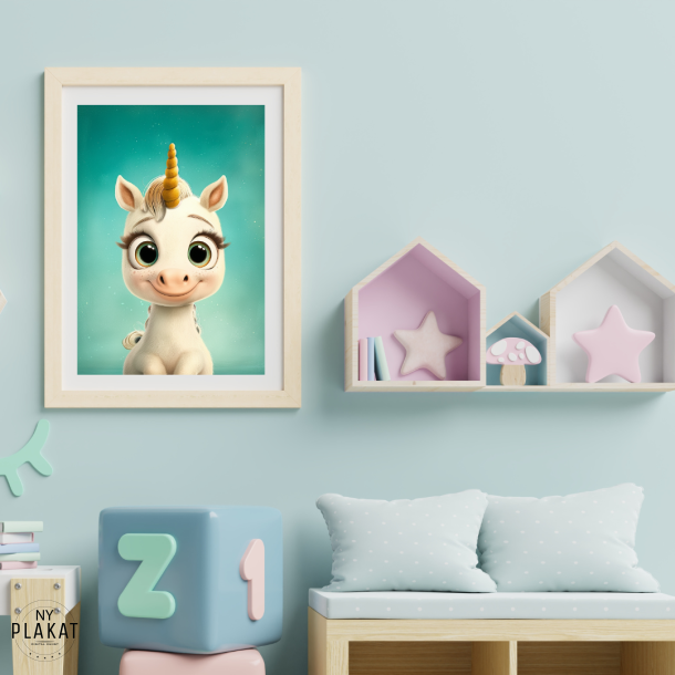 Enhjrning Plakat 41 - Brneplakat