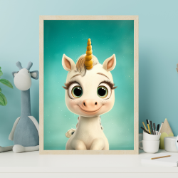 Enhjrning Plakat 41 - Brneplakat