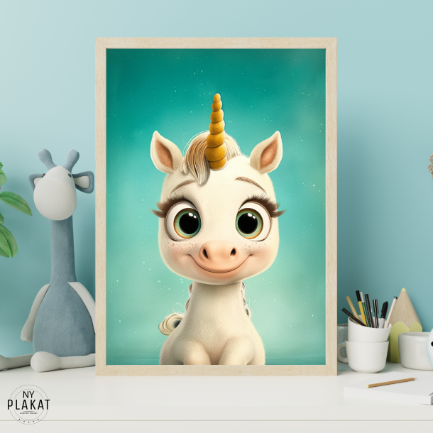 Enhjrning Plakat 41 - Brneplakat