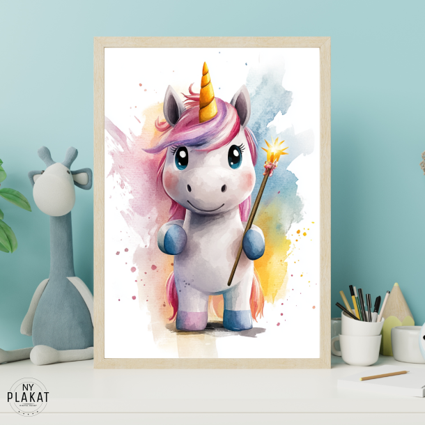 Enhjrning Plakat 50 - Brneplakat