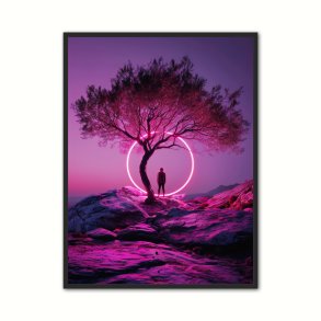 Crimson Arboreal Whirl - Science Fiction Plakat