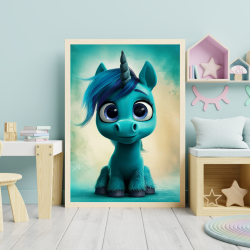 Enhjrning Plakat 48 - Brneplakat