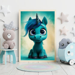 Enhjrning Plakat 48 - Brneplakat