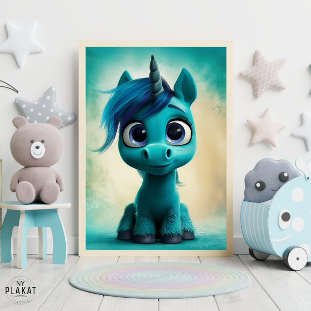 Enhjrning Plakat 48 - Brneplakat