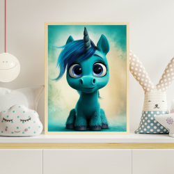 Enhjrning Plakat 48 - Brneplakat