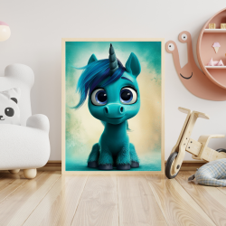 Enhjrning Plakat 48 - Brneplakat