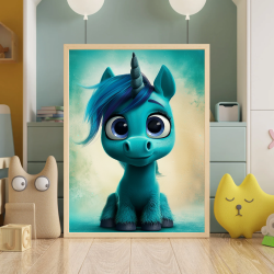 Enhjrning Plakat 48 - Brneplakat