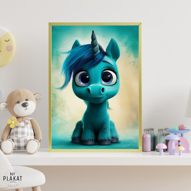 Enhjrning Plakat 48 - Brneplakat