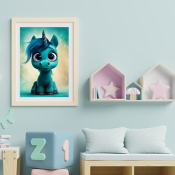 Enhjrning Plakat 48 - Brneplakat