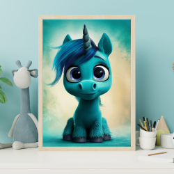 Enhjrning Plakat 48 - Brneplakat