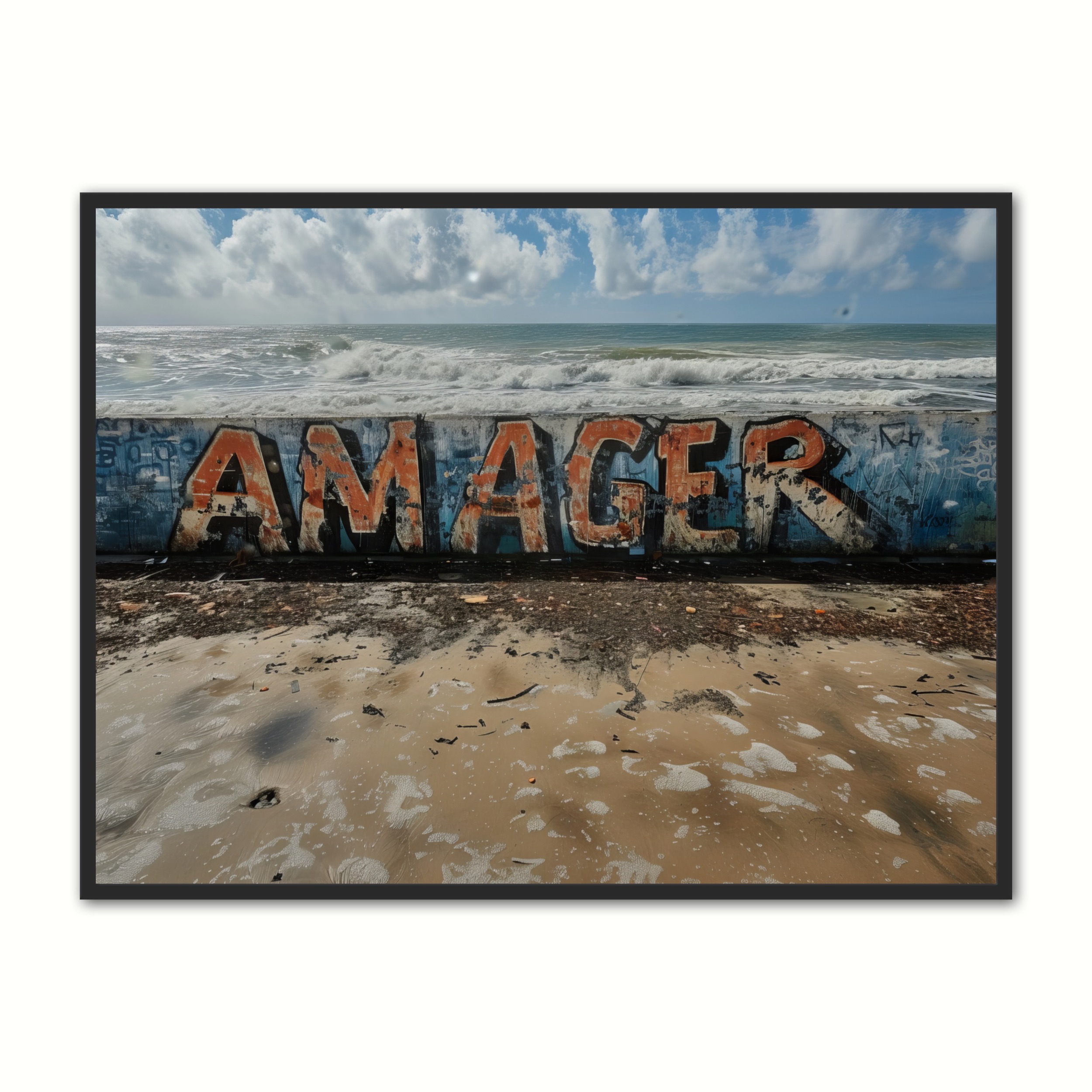 Amager Byplakat 6 30 x 40 cm