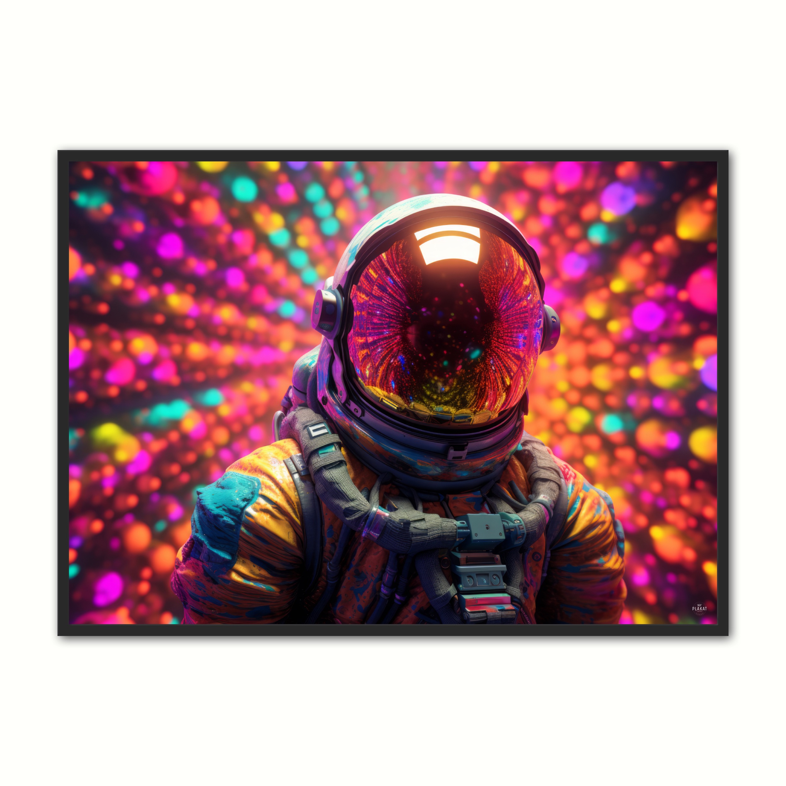 Plakat med Astronaut Plakat Nr. 3 21 x 29,7 cm (A4)