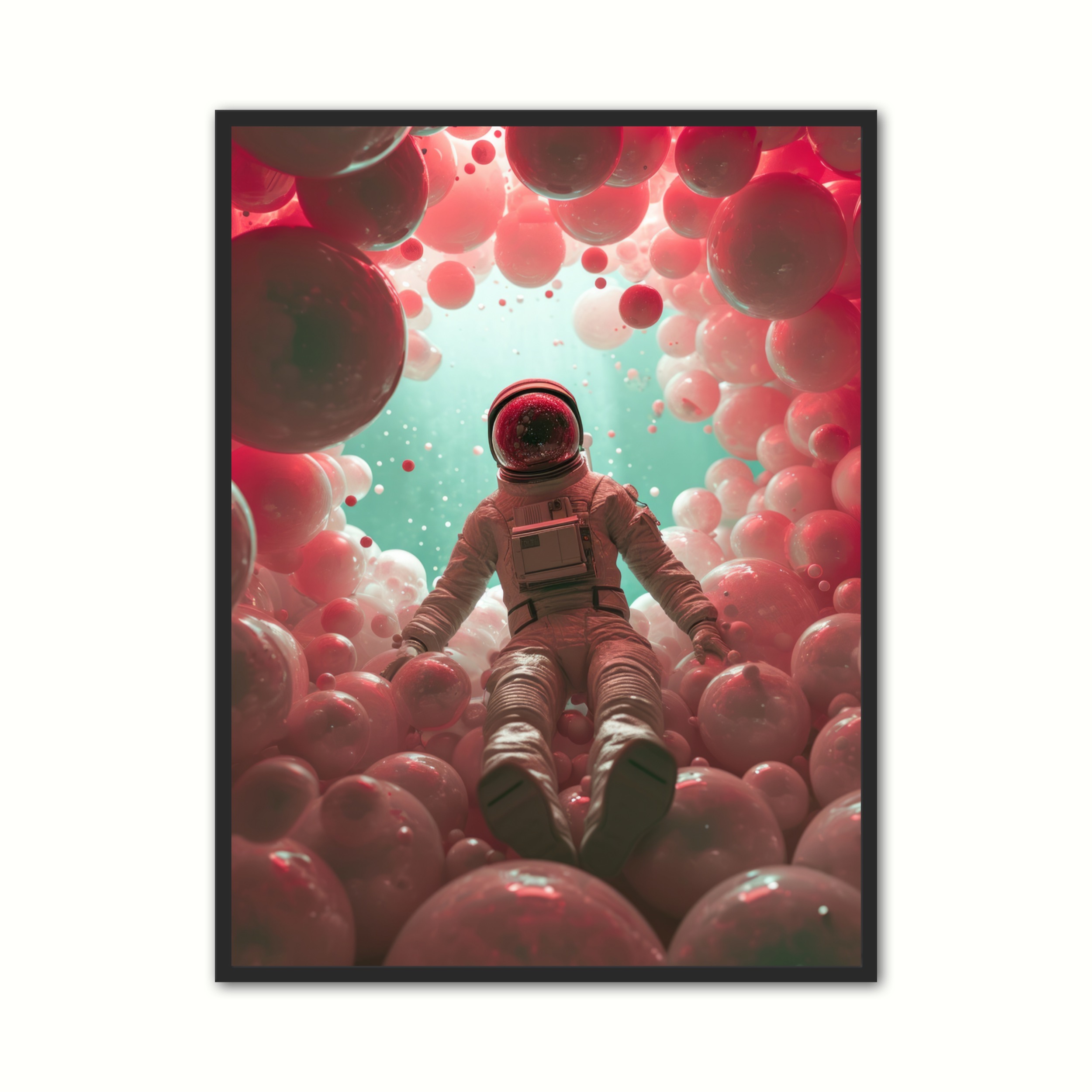 Plakat med Astronaut Plakat Nr. 15 50 x 70 cm (B2)