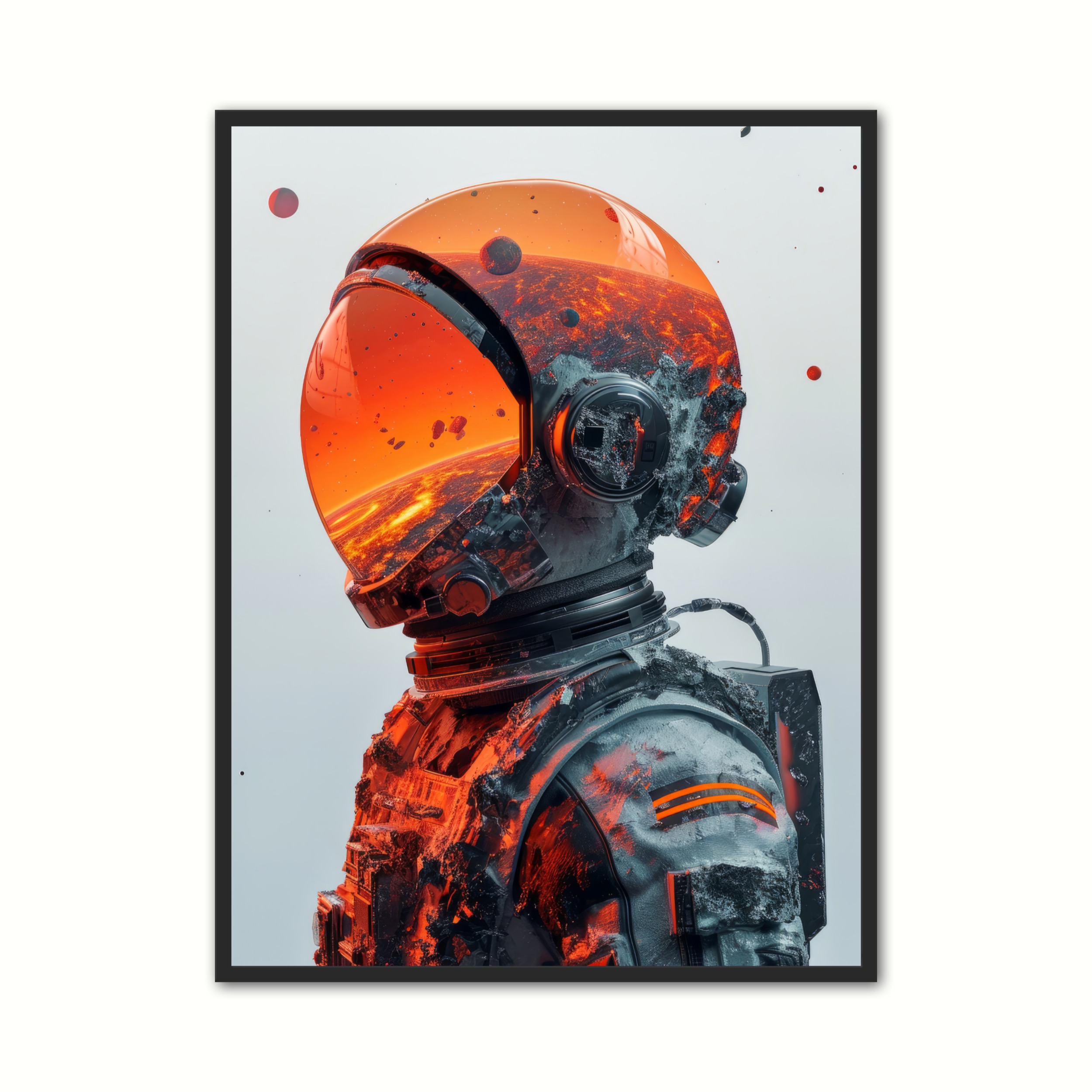 Plakat med Astronaut Plakat Nr. 22 30 x 40 cm