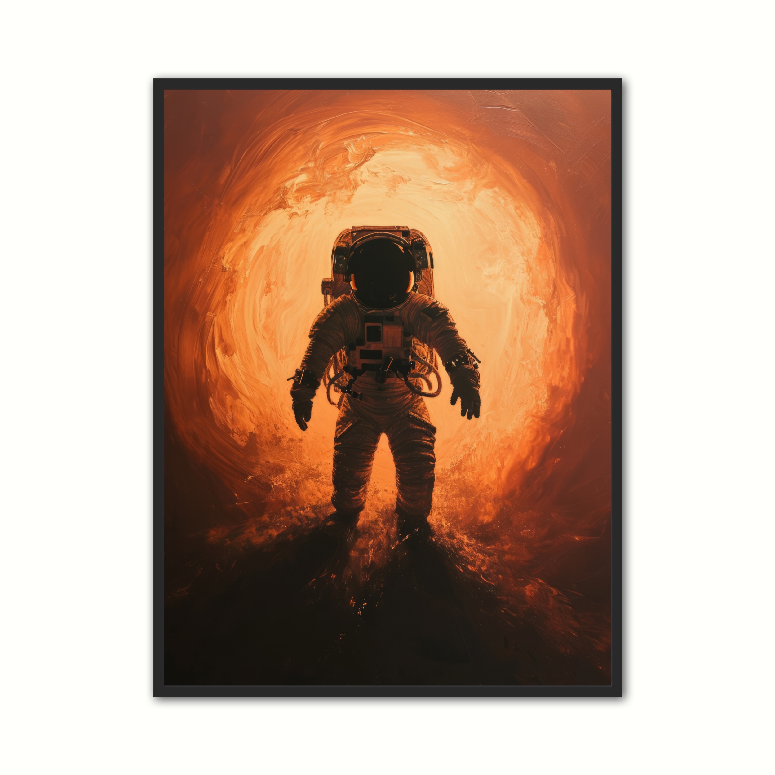 Plakat med Astronaut Plakat Nr. 14 21 x 29,7 cm (A4)