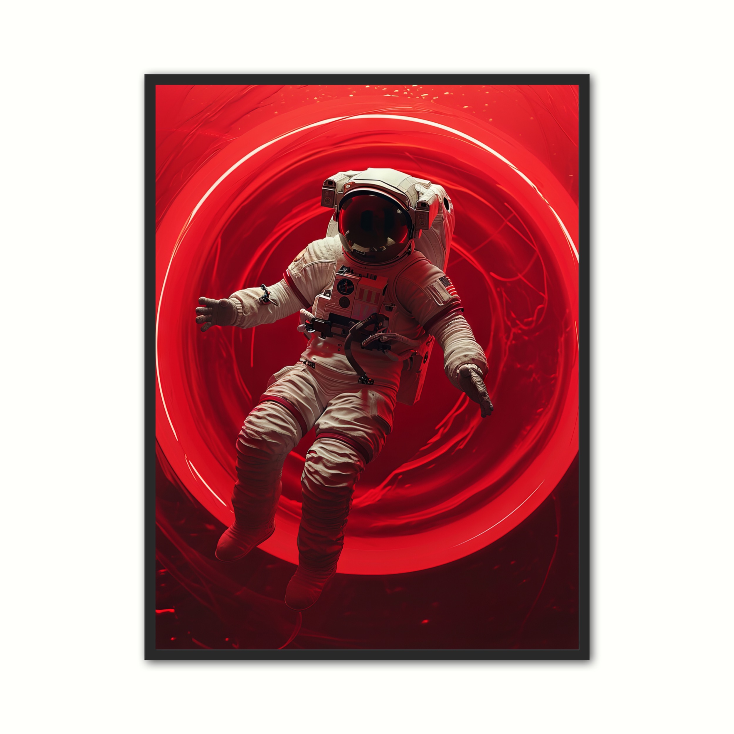 Plakat med Astronaut Plakat Nr. 12 50 x 70 cm (B2)