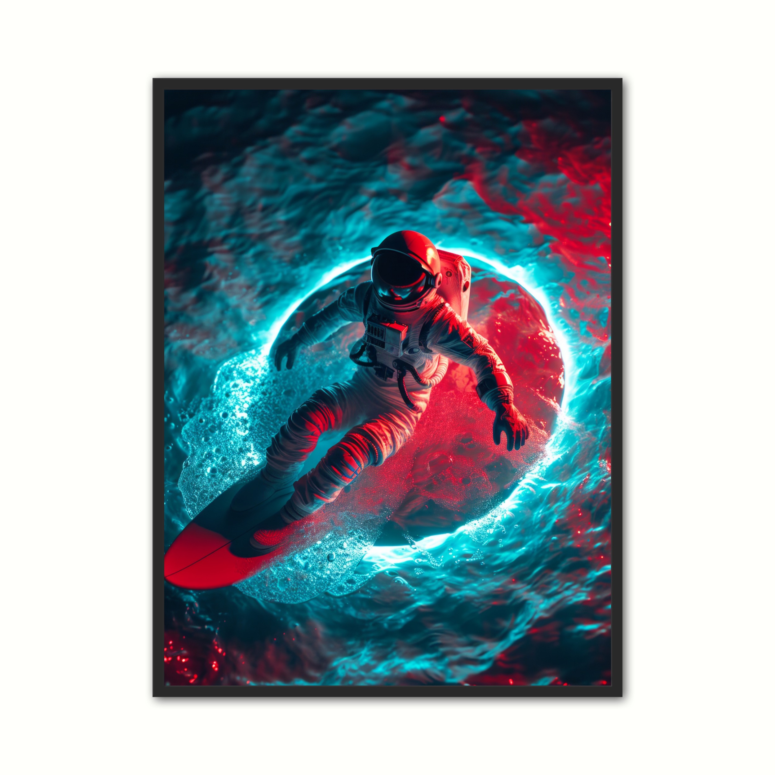 Plakat med Astronaut Plakat Nr. 19 21 x 29,7 cm (A4)