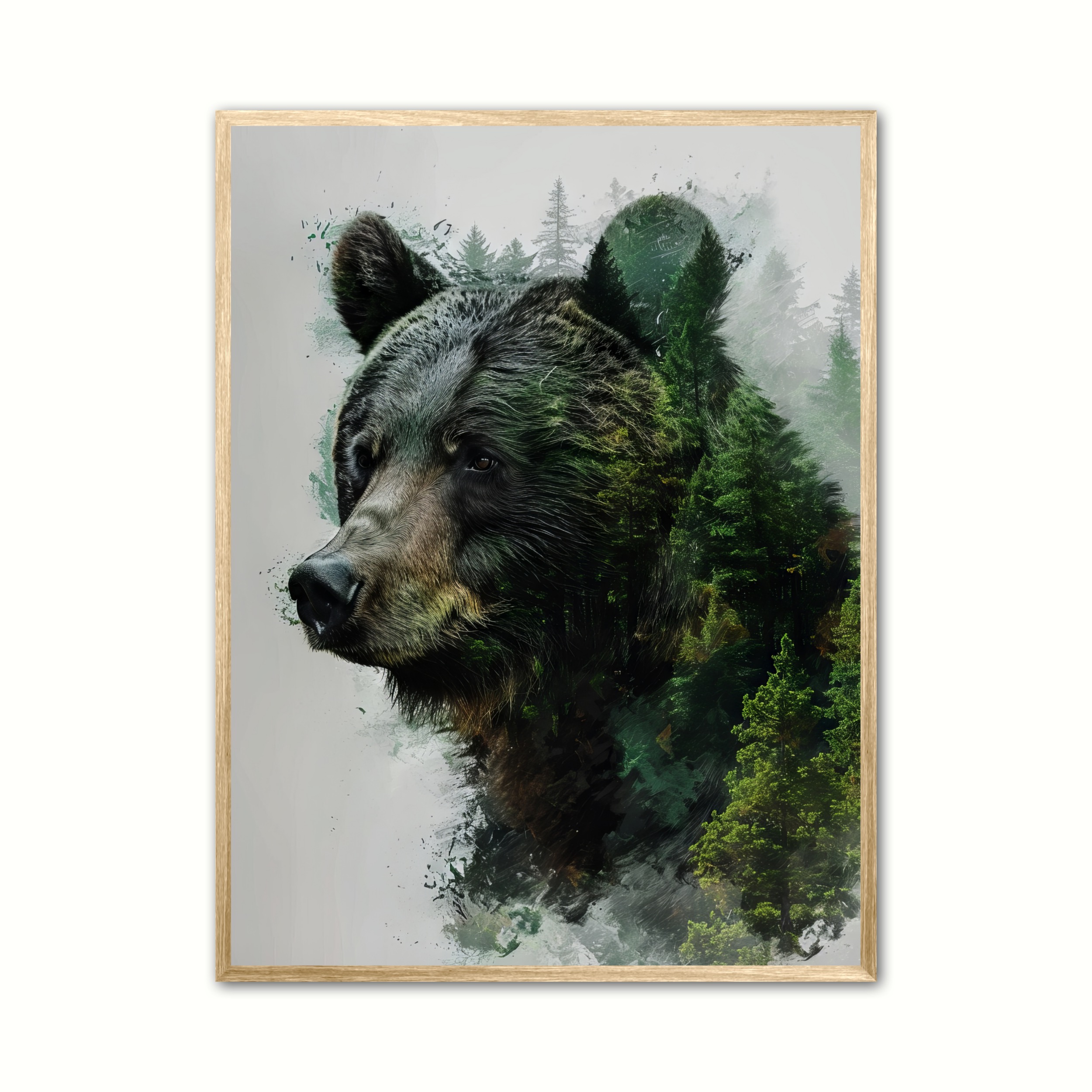 Plakat med Bjrn Plakat 7 50 x 70 cm (B2)