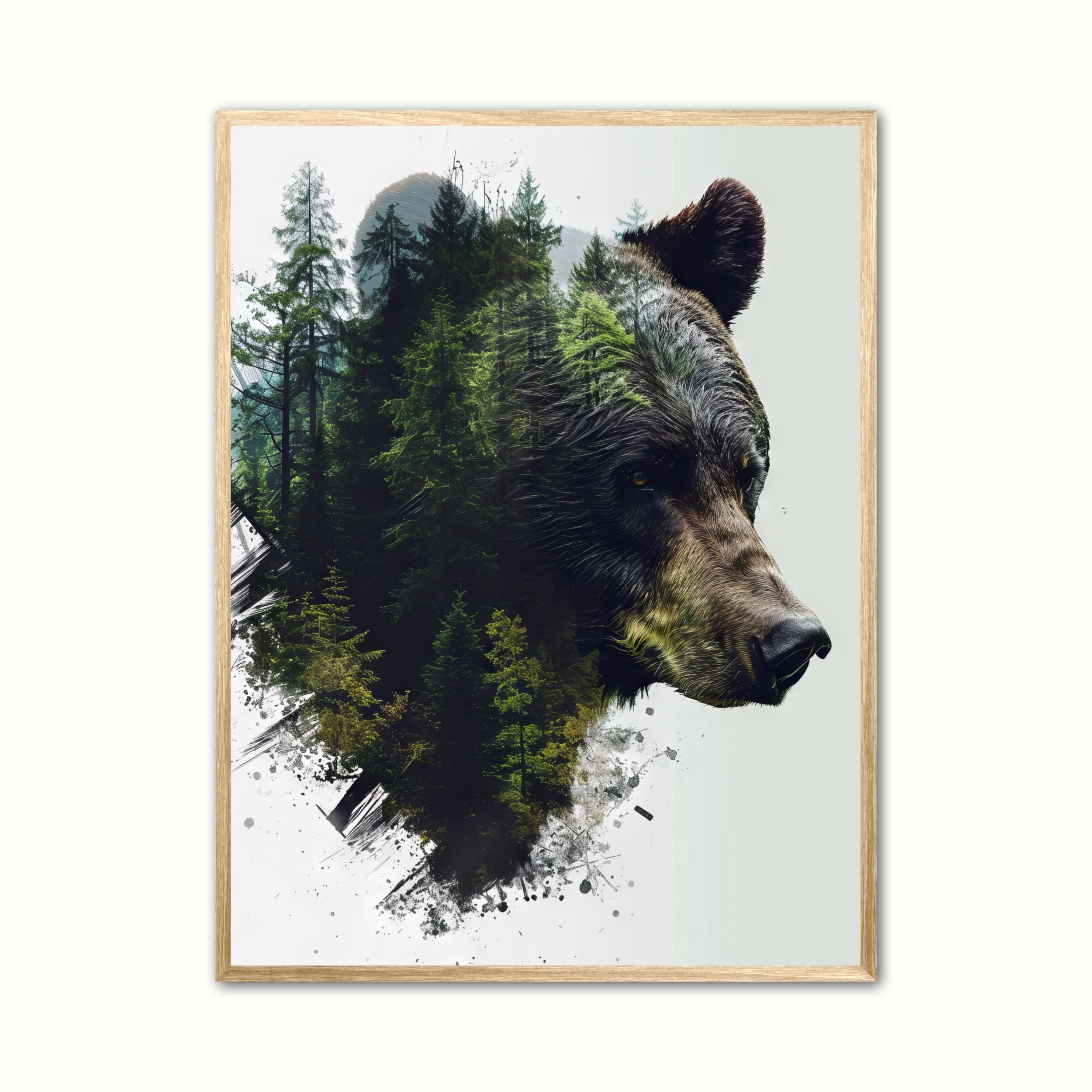 Plakat med Bjrn Plakat 9 21 x 29,7 cm (A4)