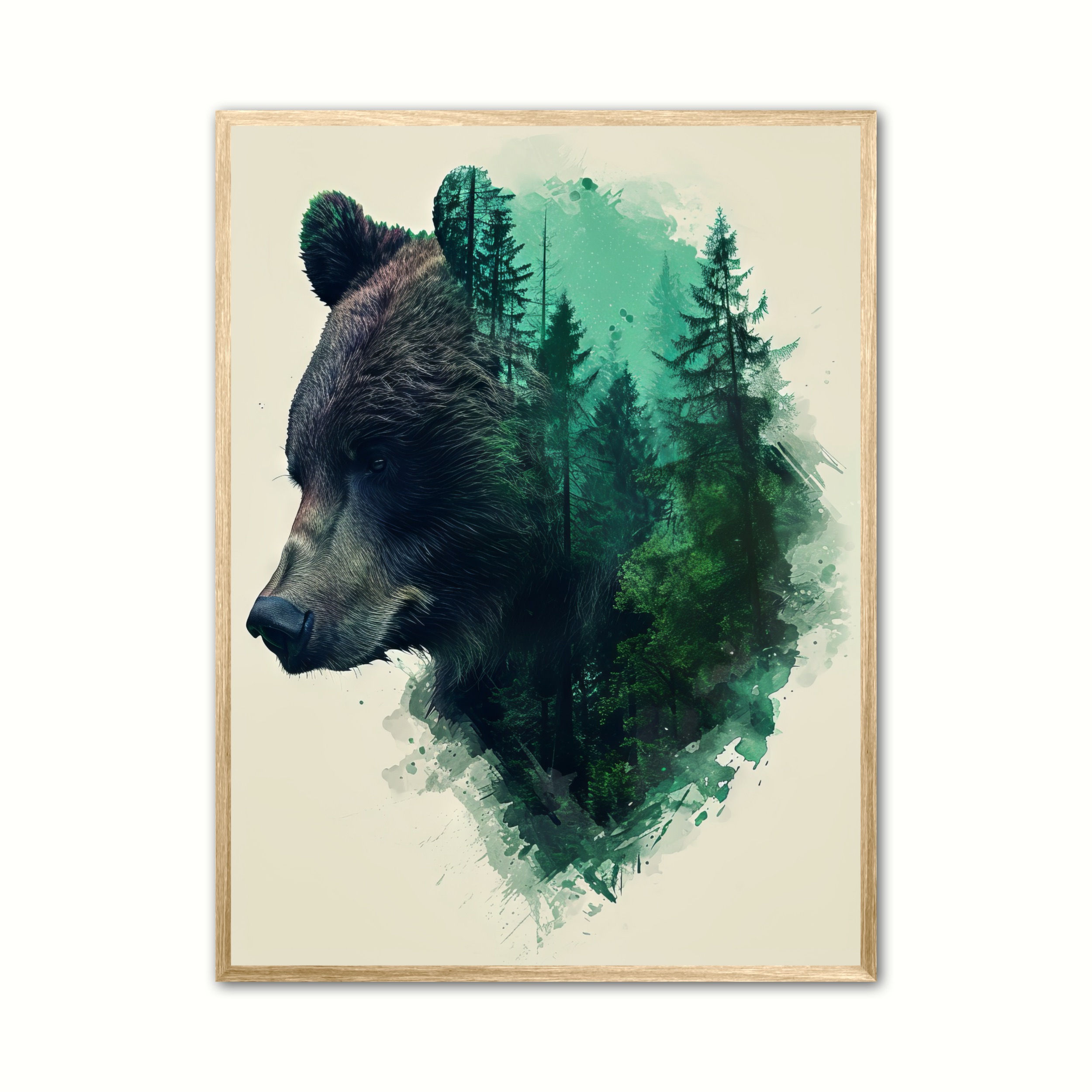 Plakat med Bjrn Plakat 6 21 x 29,7 cm (A4)