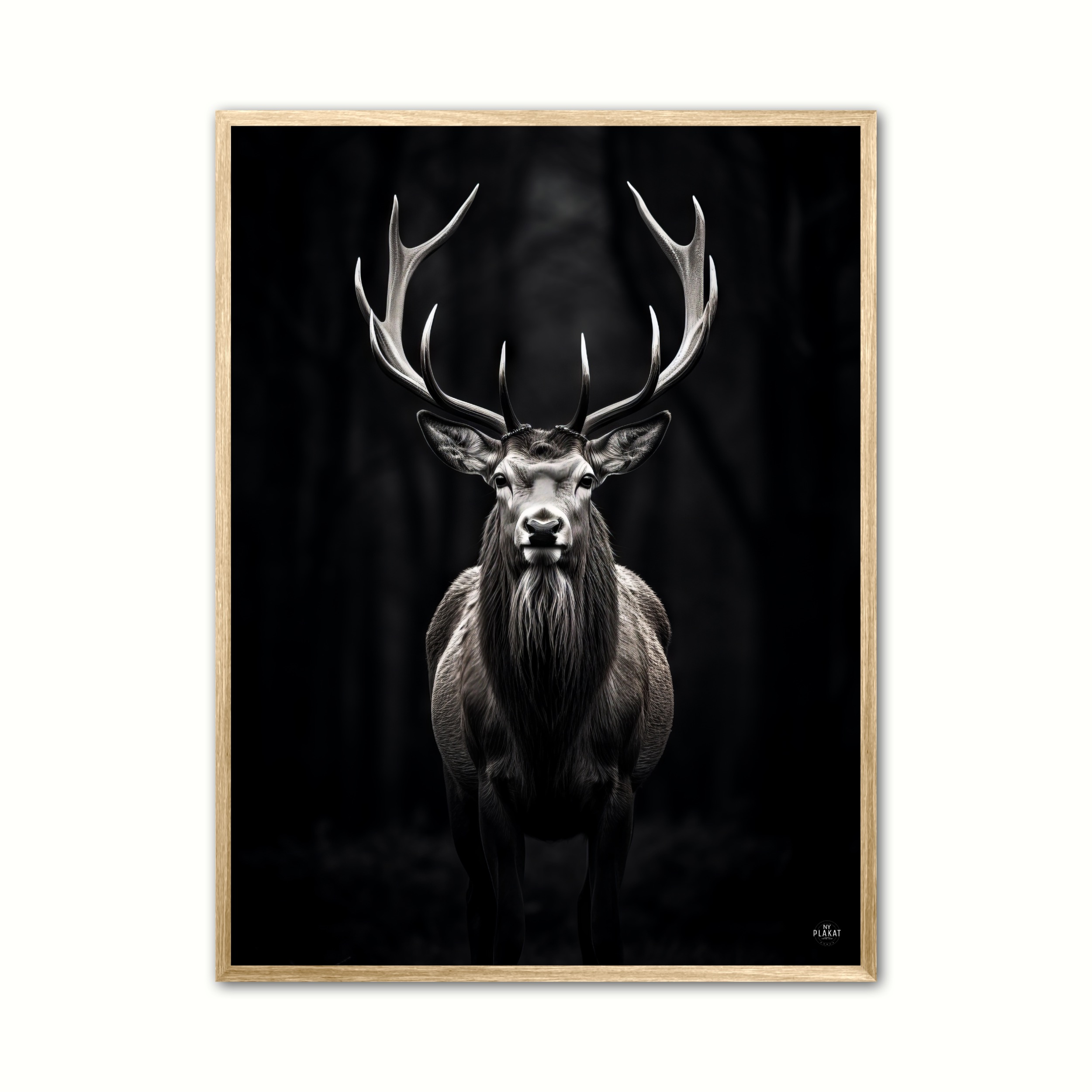 Plakat med Hjort Plakat 8 30 x 40 cm