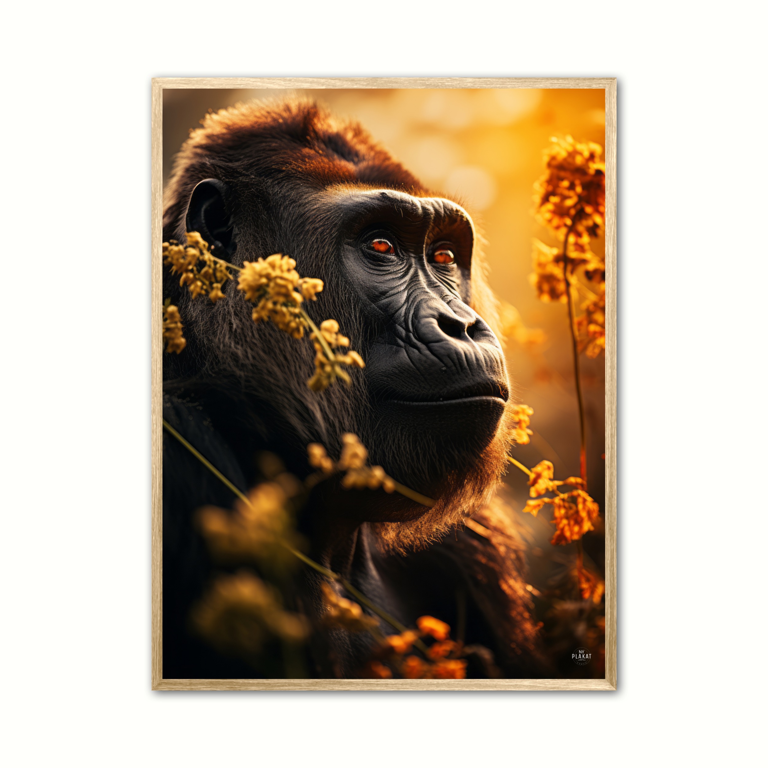 Plakat med Gorilla Plakat 4 21 x 29,7 cm (A4)