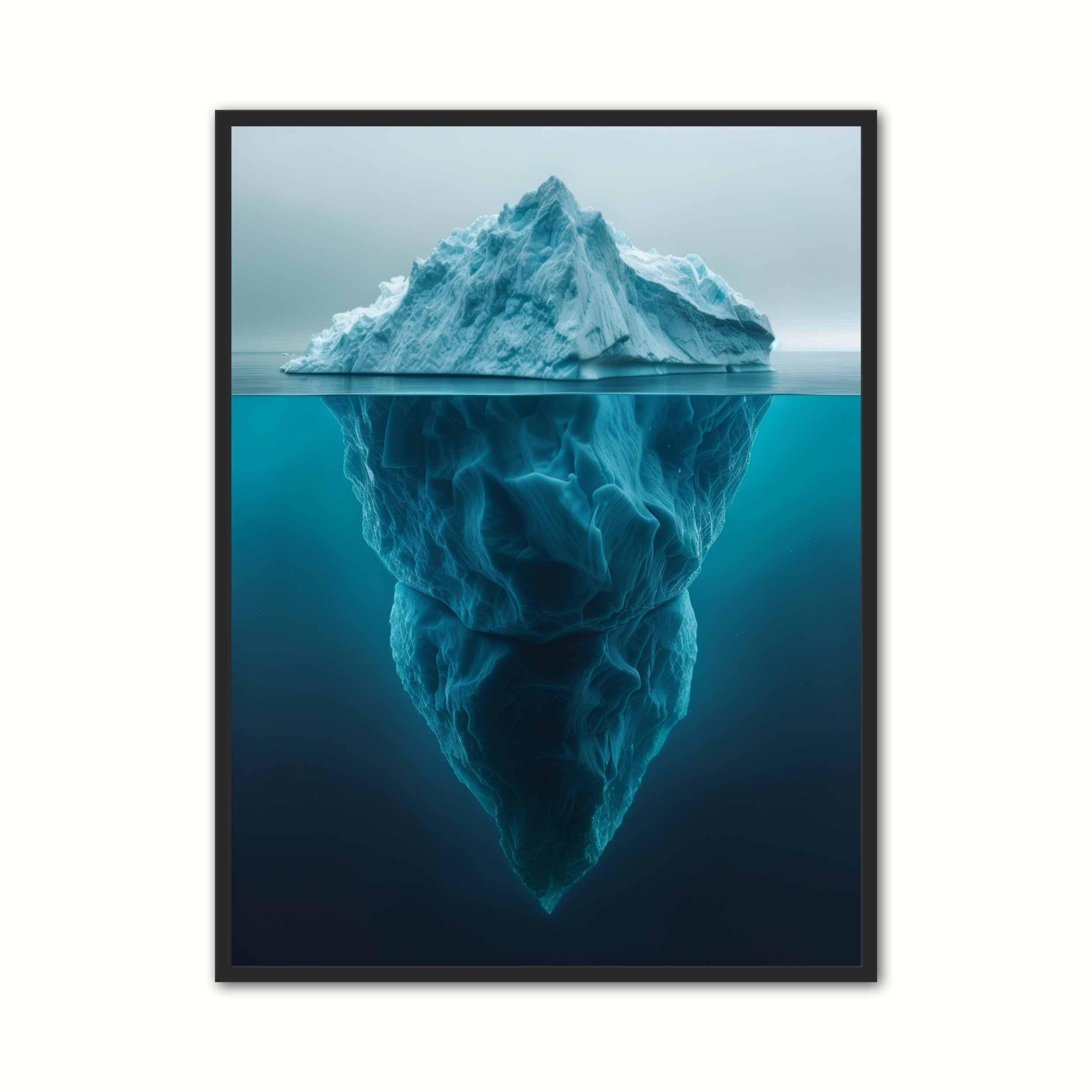 Plakat med Isbjerg Plakat 5 21 x 29,7 cm (A4)