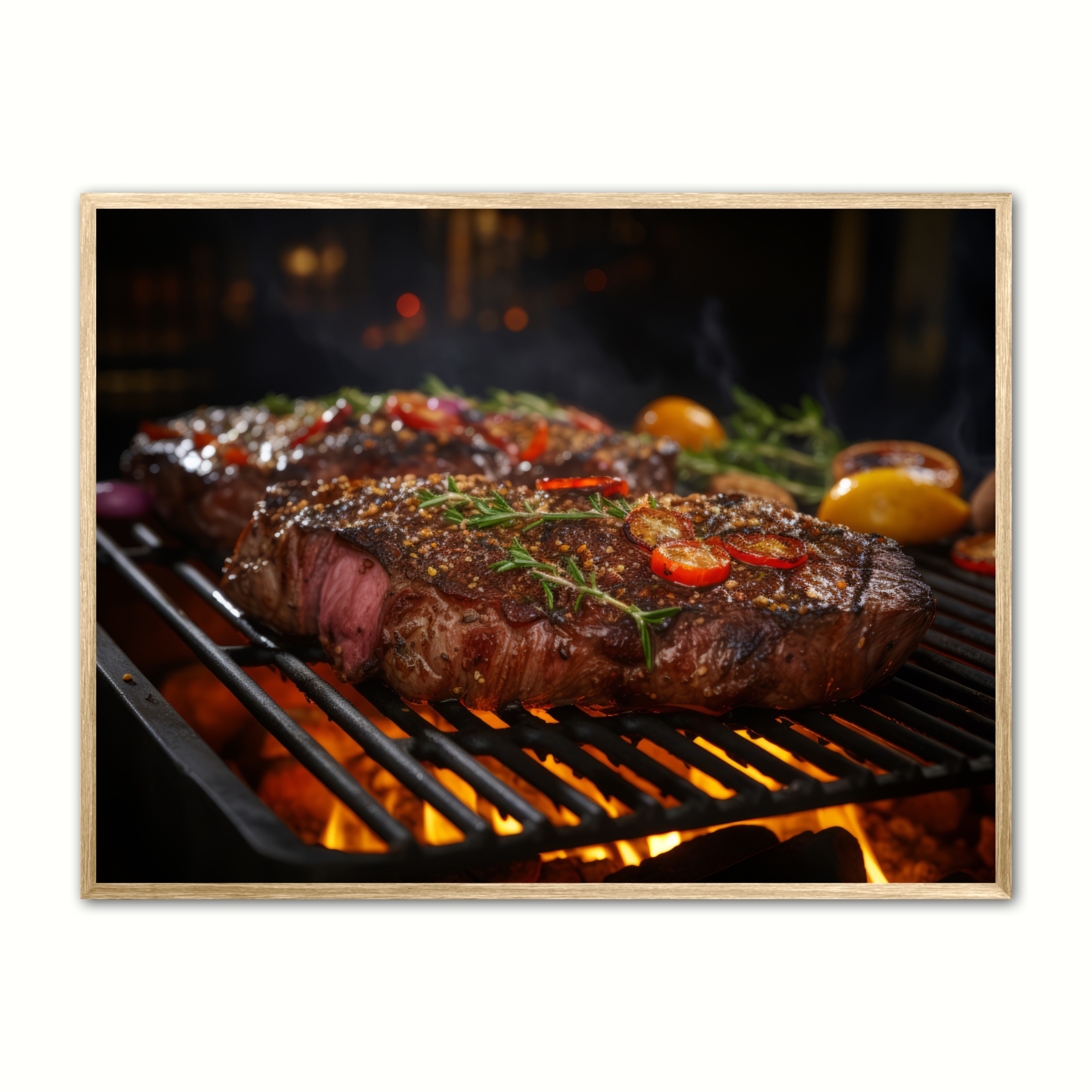 Steak plakat nr. 2 21 x 29,7 cm (A4)